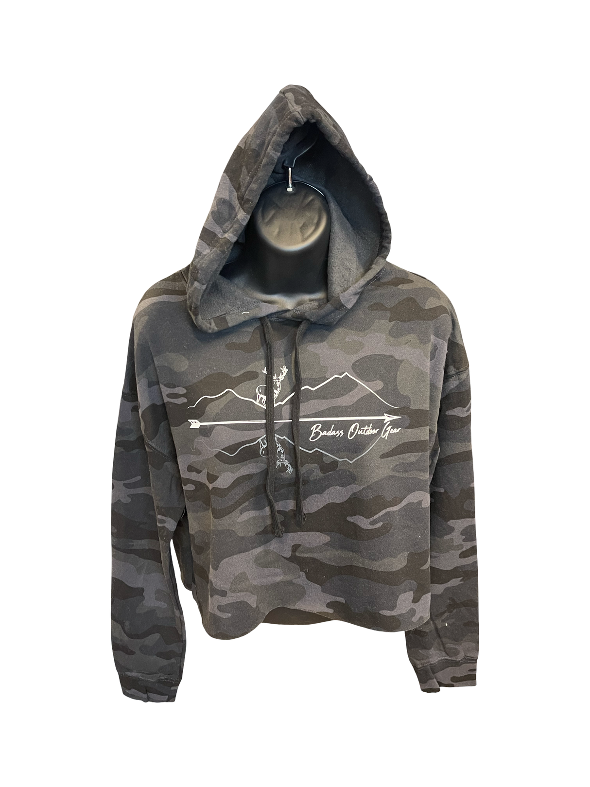 Badass Outdoor Gear Reflection Ladies Cropped Hoodie