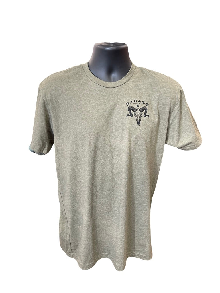 Badass Outdoor Gear Sheep Skull T-Shirt