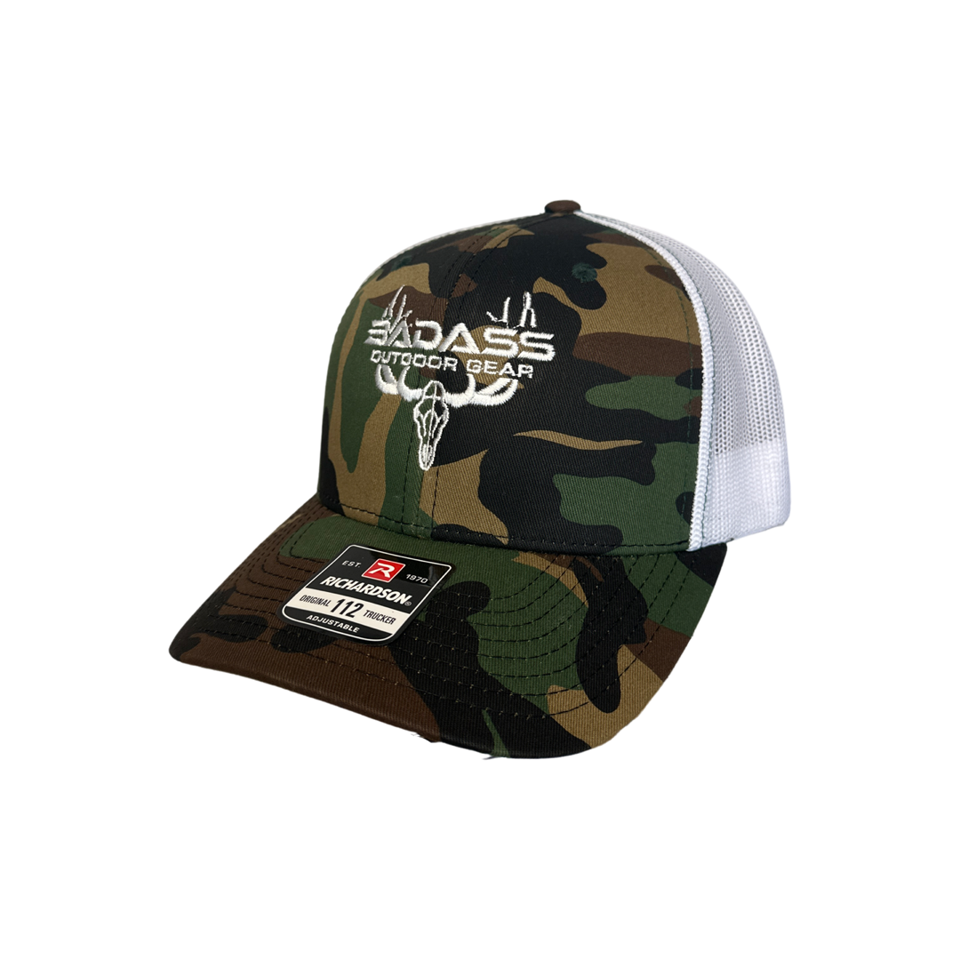 Badass Outdoor Gear Through the Antler Trucker Hats Multicam