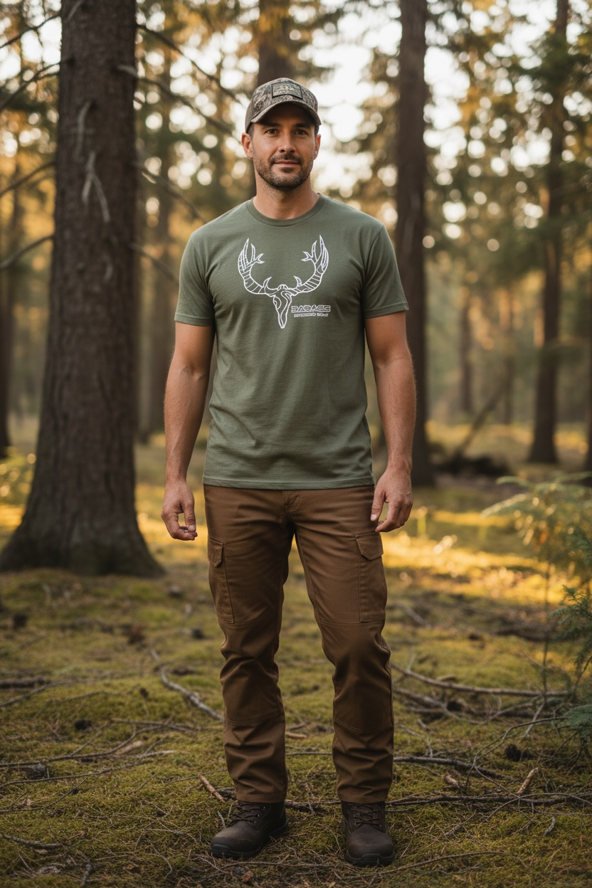 Badass OG Topo Antler T-Shirt