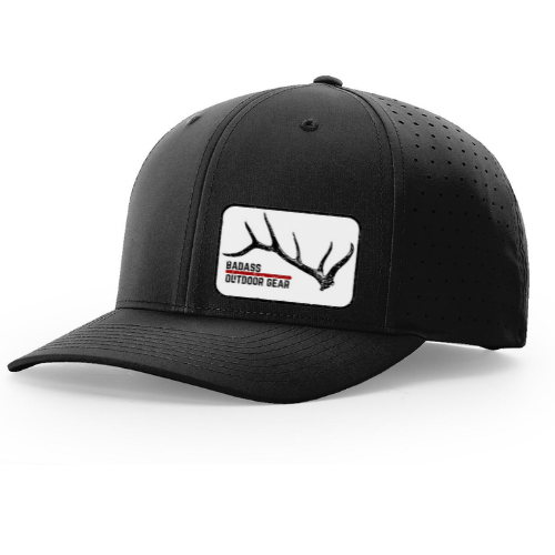 Badass Outdoor Gear Distressed Antler Patch Hat