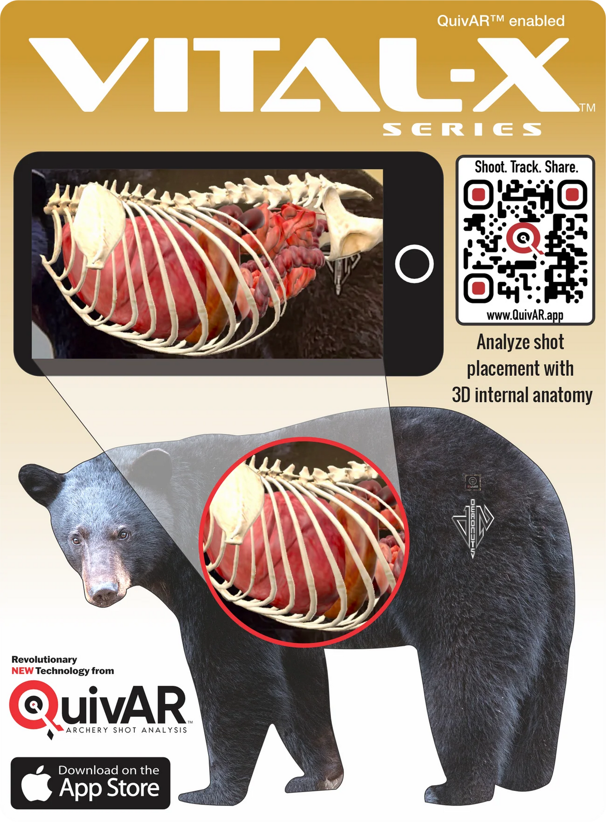 Deadnuts Outdoors 2D Vital Targets