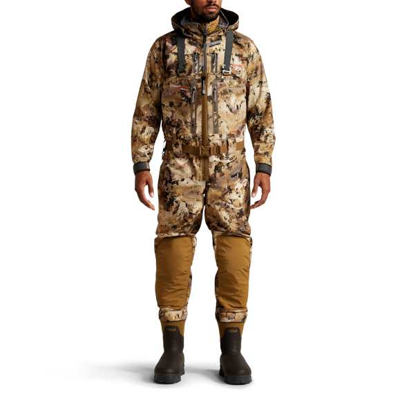 Sitka Delta Zip Wader Front View - sitka waders