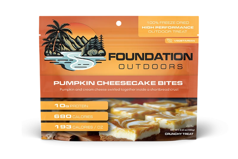Foundation Outdoors Pumpkin Pie Cheesecake Bites