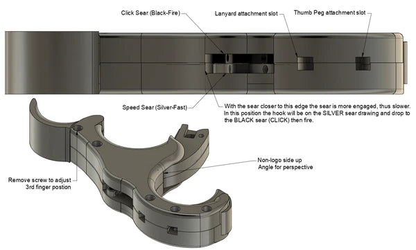 Evolution Outdoors Ibex Hinge Release