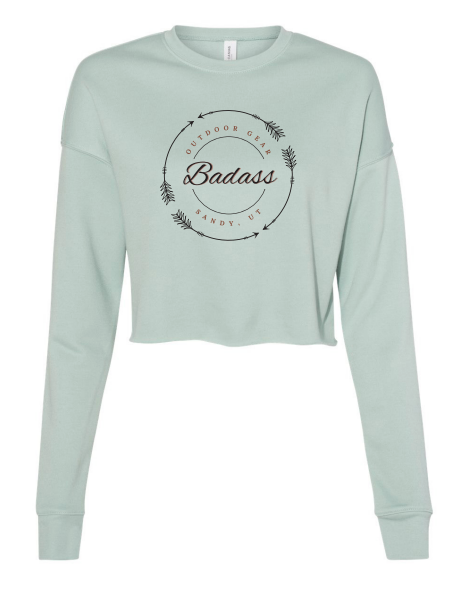 Badass Outdoor Gear Women's Boujee Crop Tee