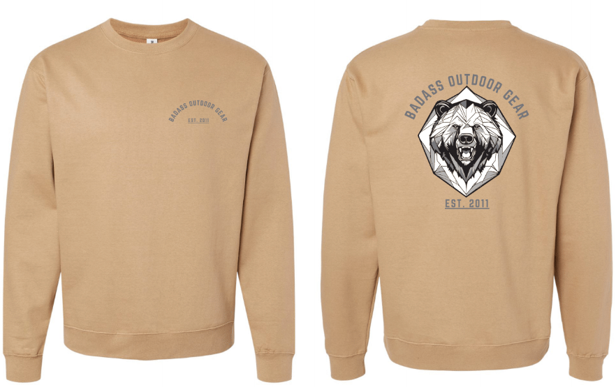Badass Outdoor Gear Bear Attack Crewneck