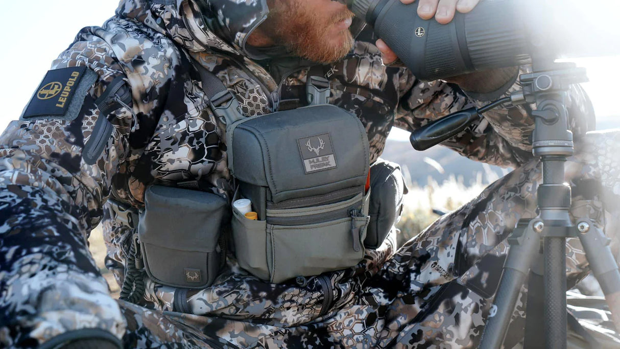 Muley Freak Game Changer Bino Harness - Ranger Green View