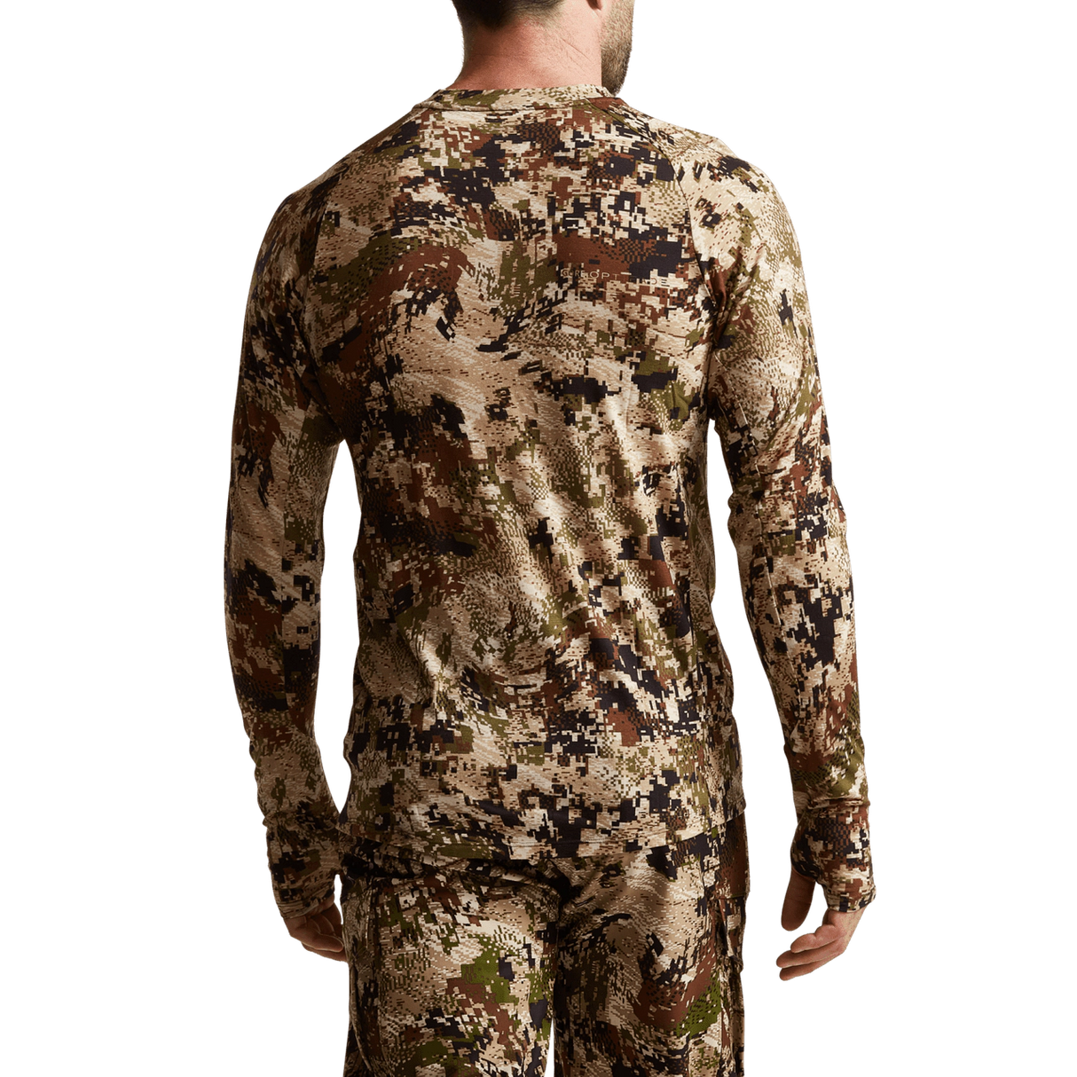 Sitka Core Merino 120 Long Sleeve Crew Back View