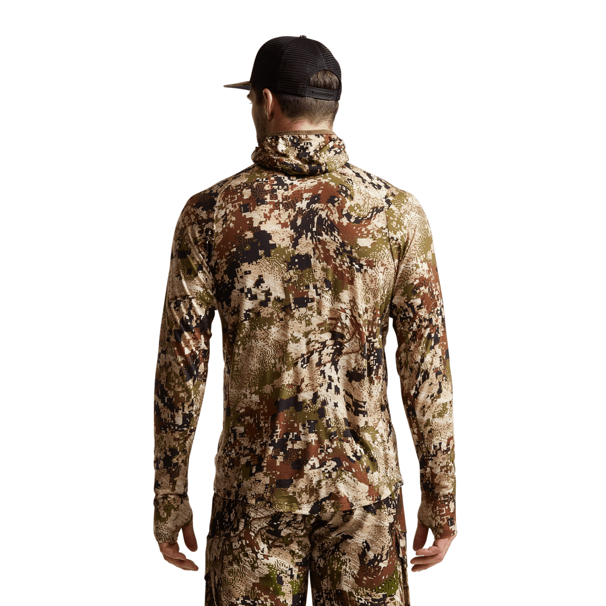Sitka Men's Core Merino 120 Hoody Back View
