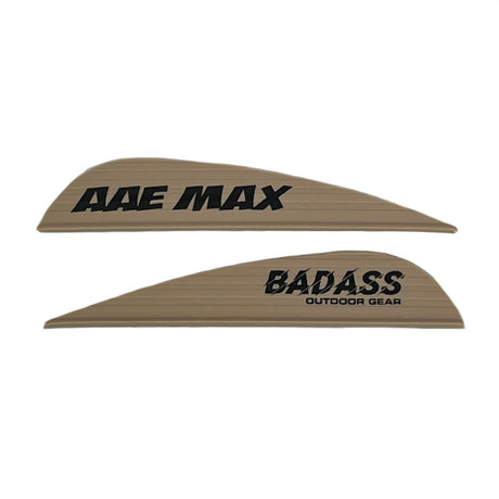 AAE Max Stealth Custom Fletchings - AAE Max Stealth / Sand Color