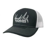 Badass Outdoor Gear Elk Shed Trucker Hat Black/White Color