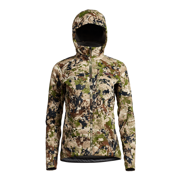 Sitka Women's Jetstream Jacket Zippered Front View