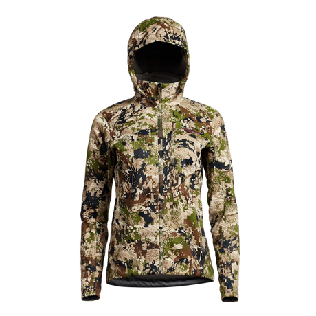 Sitka Women's Jetstream Jacket Zippered Front View