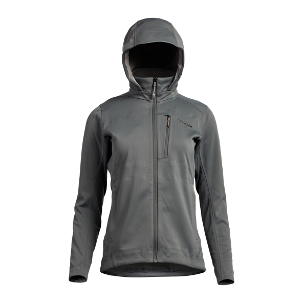Sitka Women's Jetstream Jacket Lead - Zippered Front View