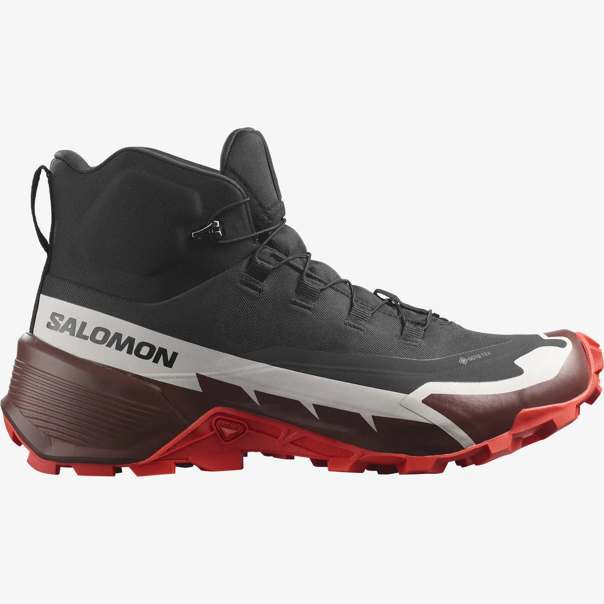 Salomon Cross Hike Mid GTX 2 - Red and Black - Outdoor Shoes