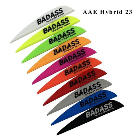 AAE Hybrid 23 Badass OG Fletchings - All Color Vanes
