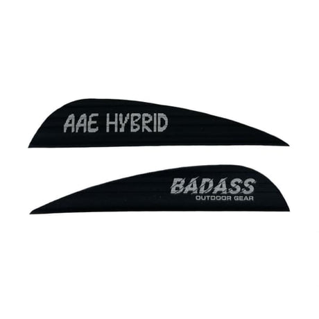 AAE Hybrid 26 Badass OG Fletchings - Black Vanes