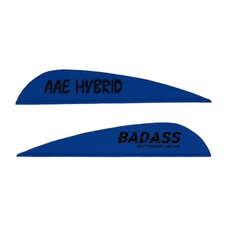 AAE Hybrid 26 Badass OG Fletchings - Blue Vanes