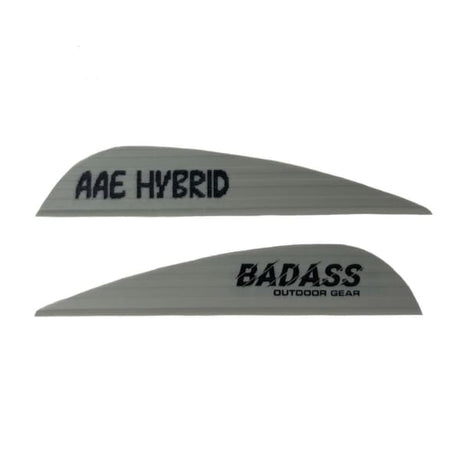 AAE Hybrid 26 Badass OG Fletchings - Gray Vanes