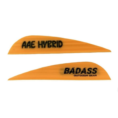 AAE Hybrid 26 Badass OG Fletchings - Sunset Vanes