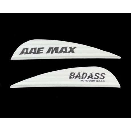 AAE Max Stealth Custom Fletchings - AAE Max Stealth / White Color