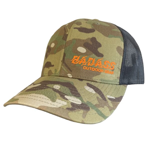Badass Outdoor Gear New Side Panel Logo Snap Back Trucker