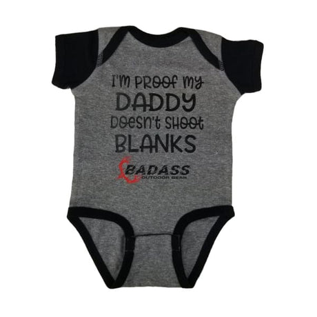 Badass Outdoor Gear Blanks Onesie Gray/Black Color