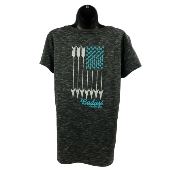 Badass Outdoor Gear Women’s Arrow Flag Tee - X Small -