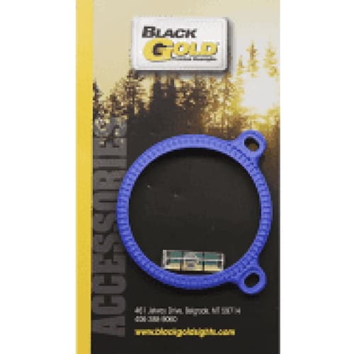 Black Gold Sight Ring W/Level - Blue / 1 3/4 - ARCHERY