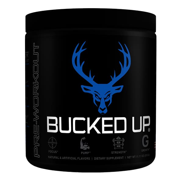 Bucked Up Pre-Workout - Blue Raz - GEAR