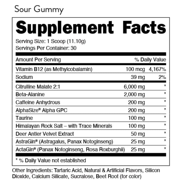 Bucked Up Pre-Workout - GEAR