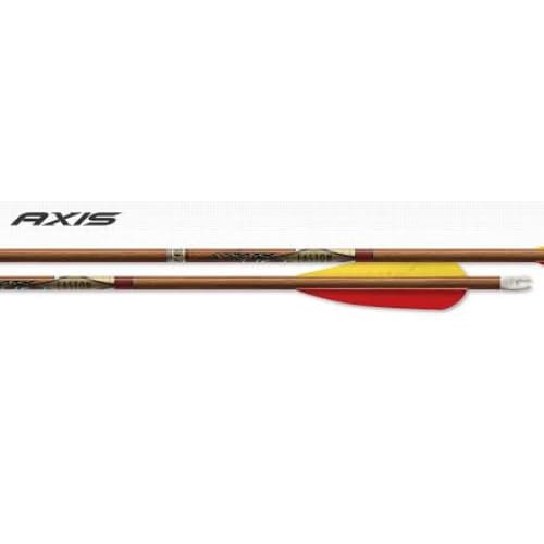 Easton 5MM Axis Traditional Arrows - 600 / Fletched (Colors