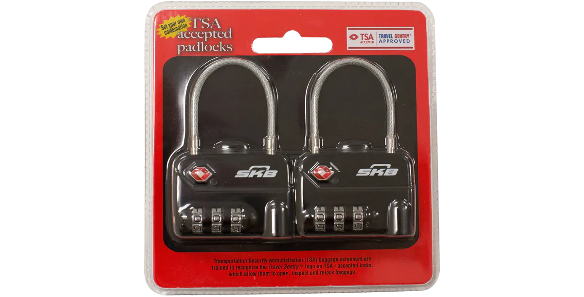 SKB TSA Combination Cable Padlocks