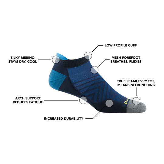 Darn Tough No Show Tab Ultra Lightweight Running Sock