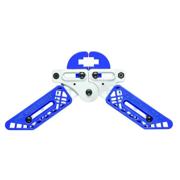 Kwik Stand Bow Support - White/Blue - ARCHERY