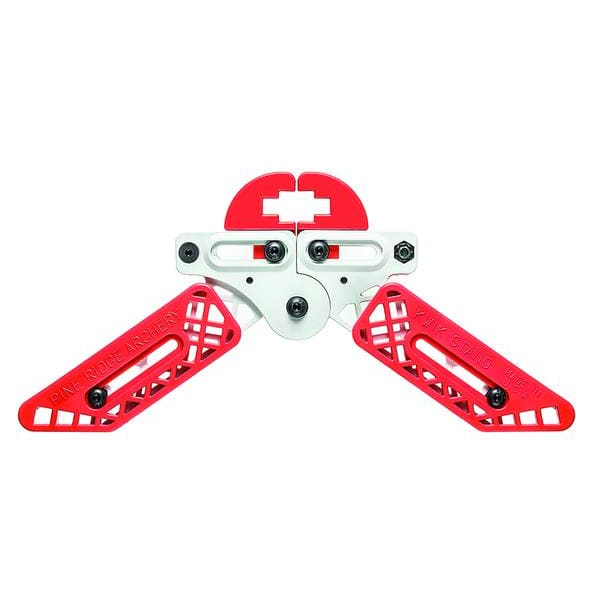 Kwik Stand Bow Support - White/Red - ARCHERY