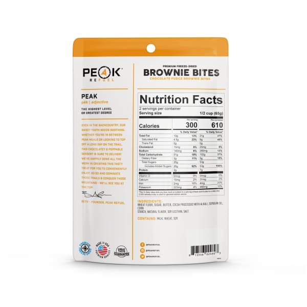 Peak Refuel Chocolate Fudge Brownie Bites