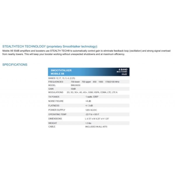 Phone Skope CX6 Cell Phone Signal Booster - GEAR