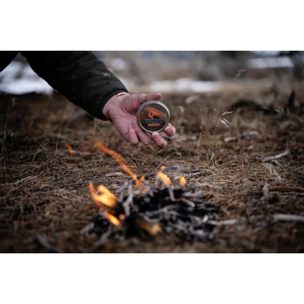 Pyro Putty 2 oz Can Waterproof Fire Starter - GEAR