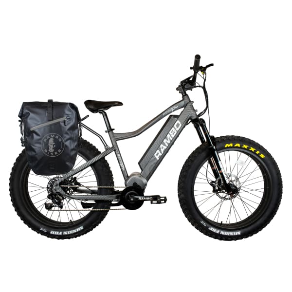 Rambo Black Waterproof Saddle Bag - GEAR