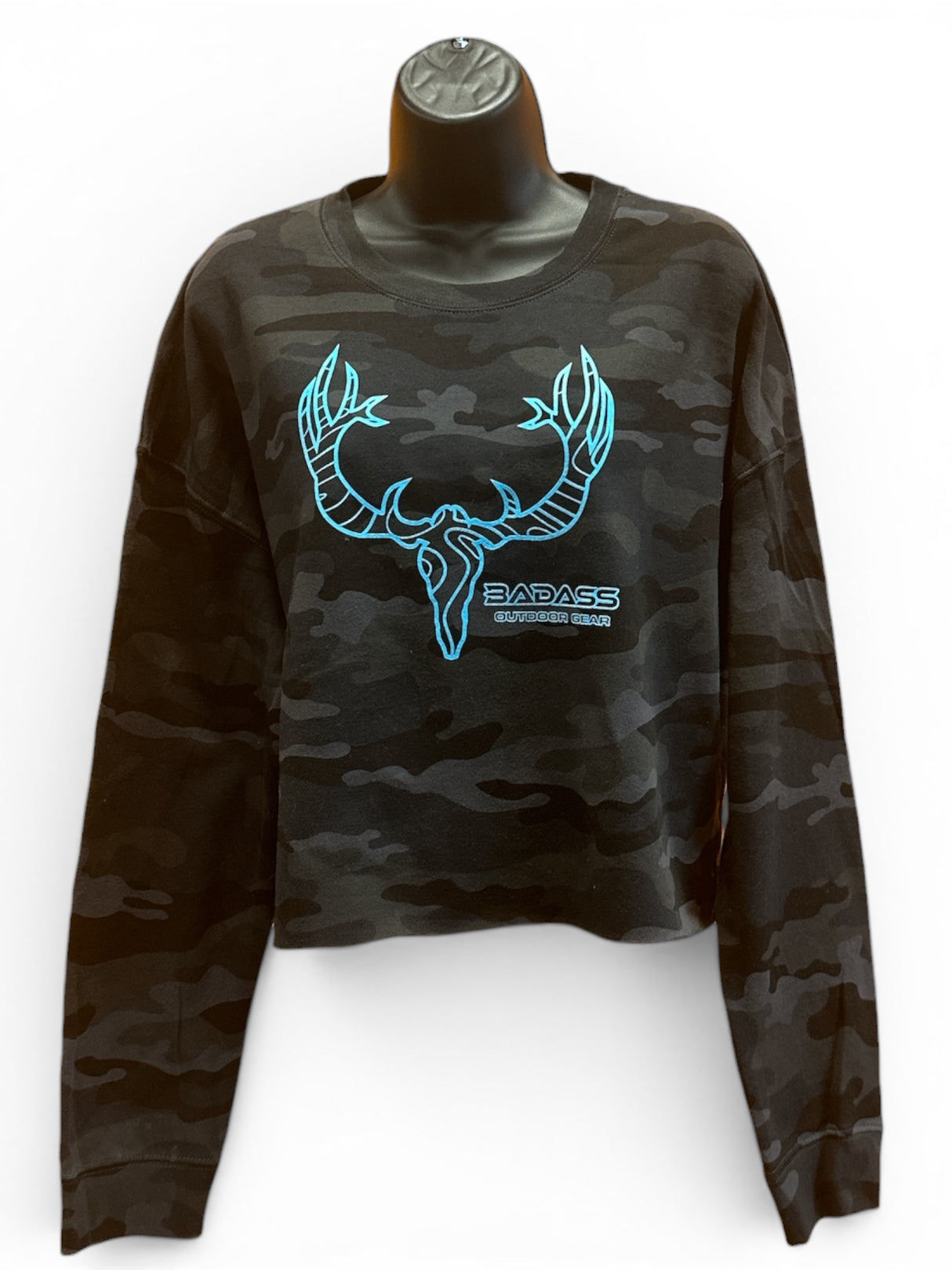 Women's Badass OG Topo Antler Crewneck