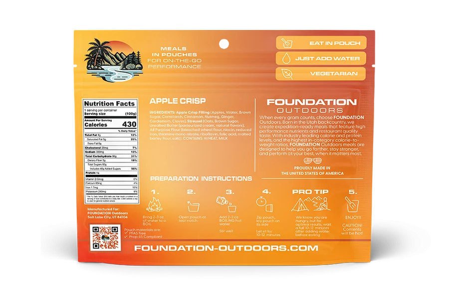 Foundation Outdoors Apple Crisp