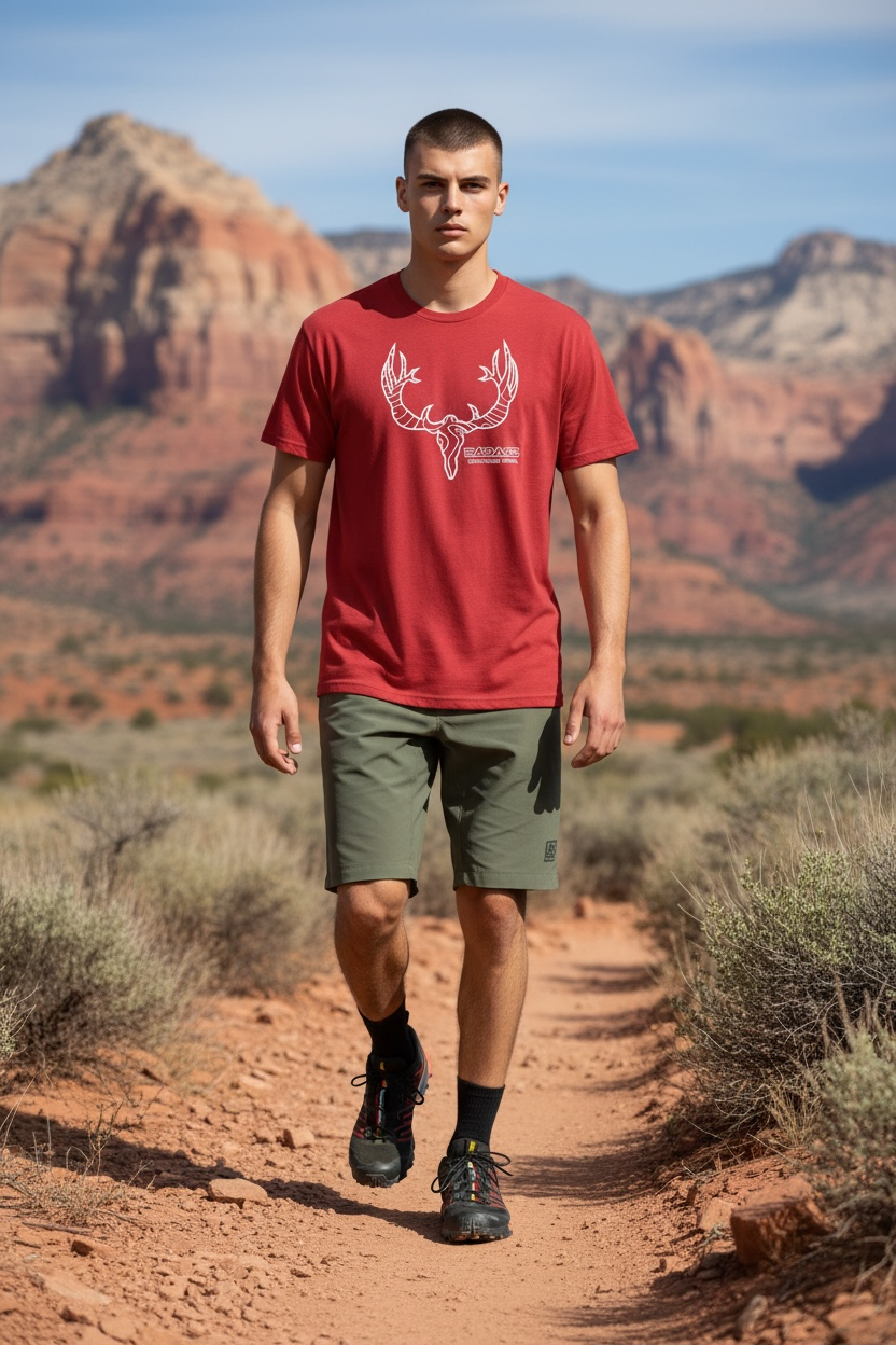 Badass OG Topo Antler T-Shirt