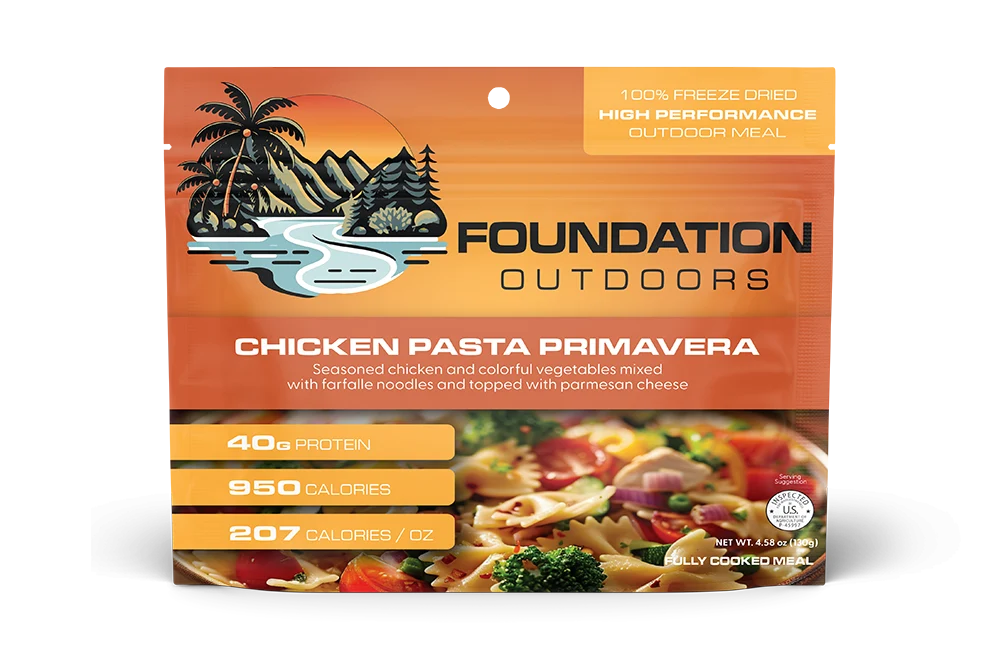 Foundation Outdoors Chicken Pasta Primavera