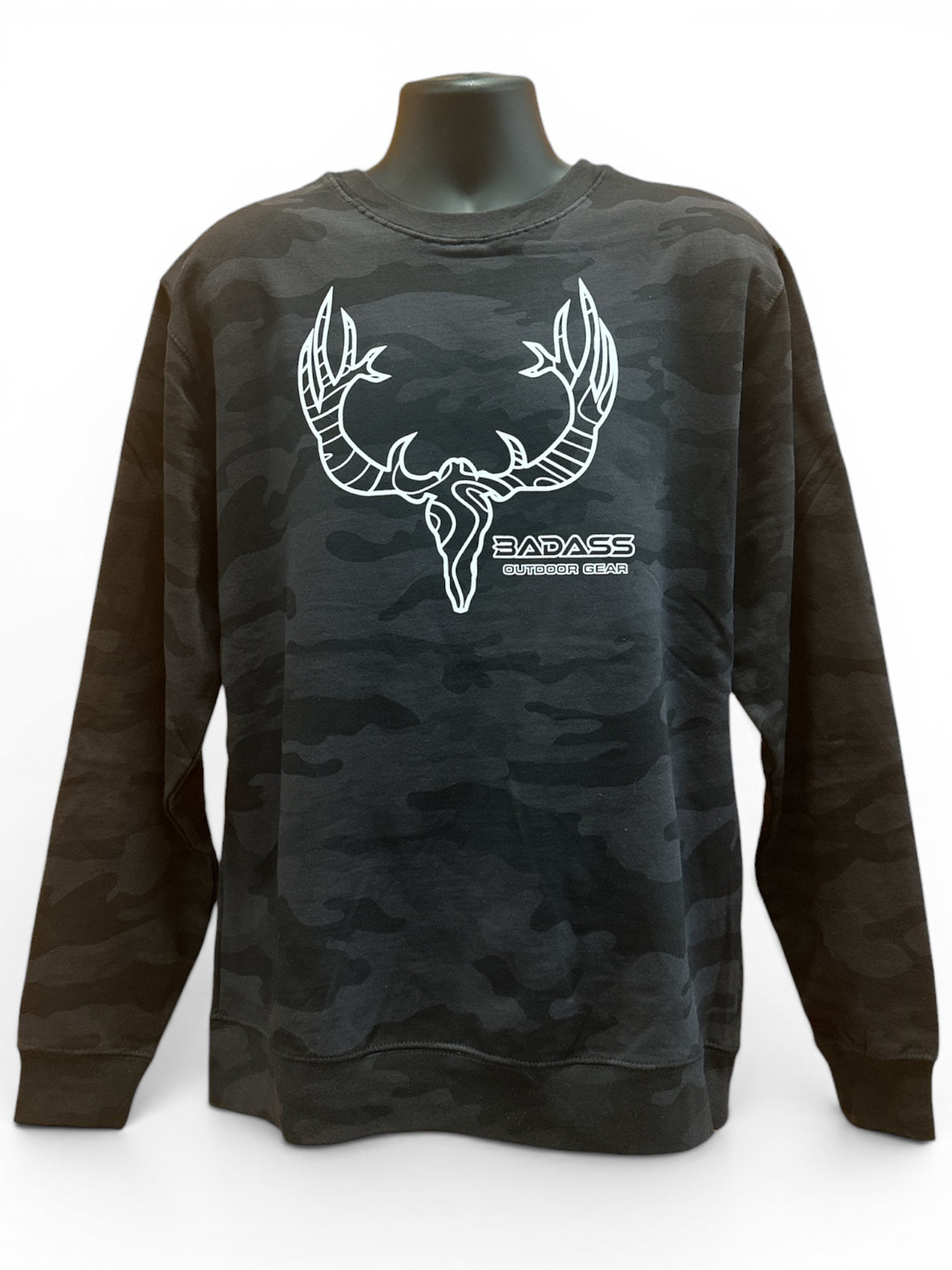 Badass OG Topo Antler Crewneck