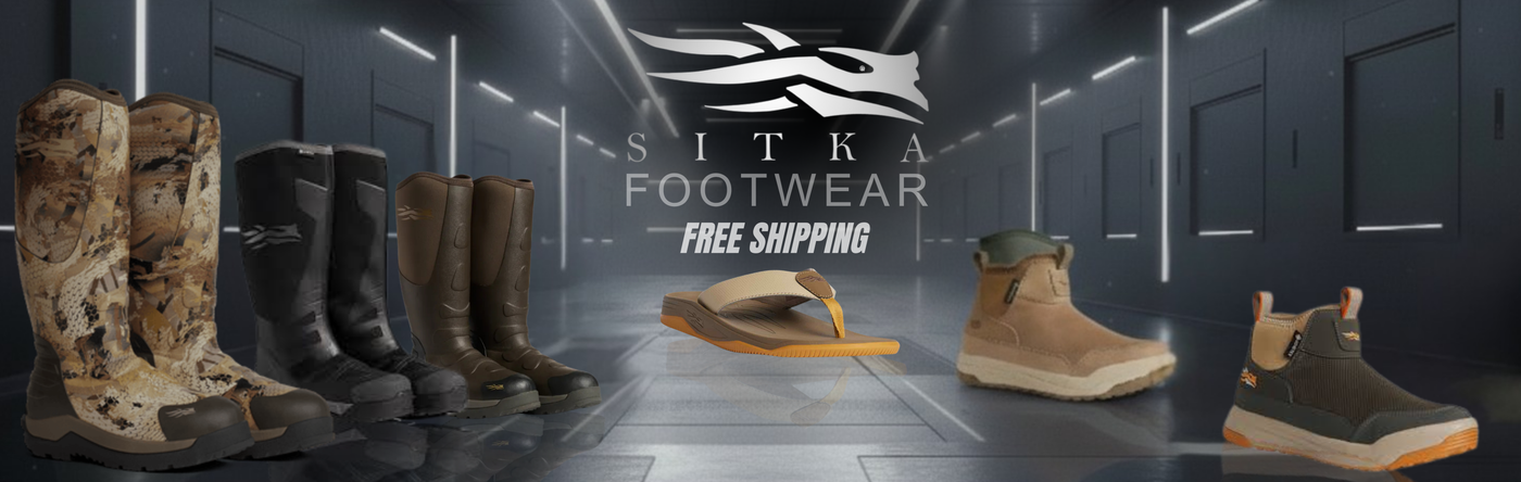 Sitka hunting boots built for rugged terrain with breathable, waterproof materials.