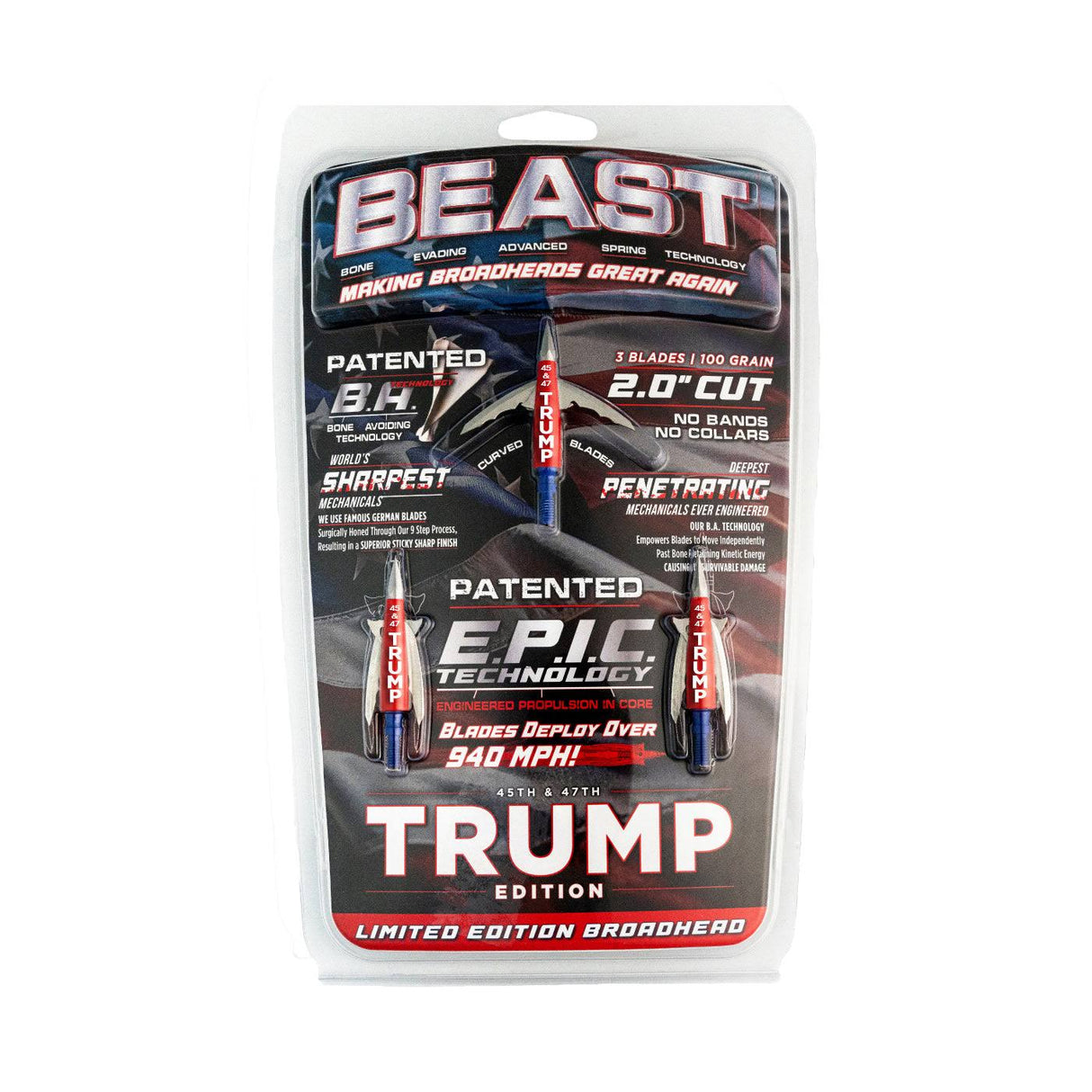 Beast Broadhead Trump Edition