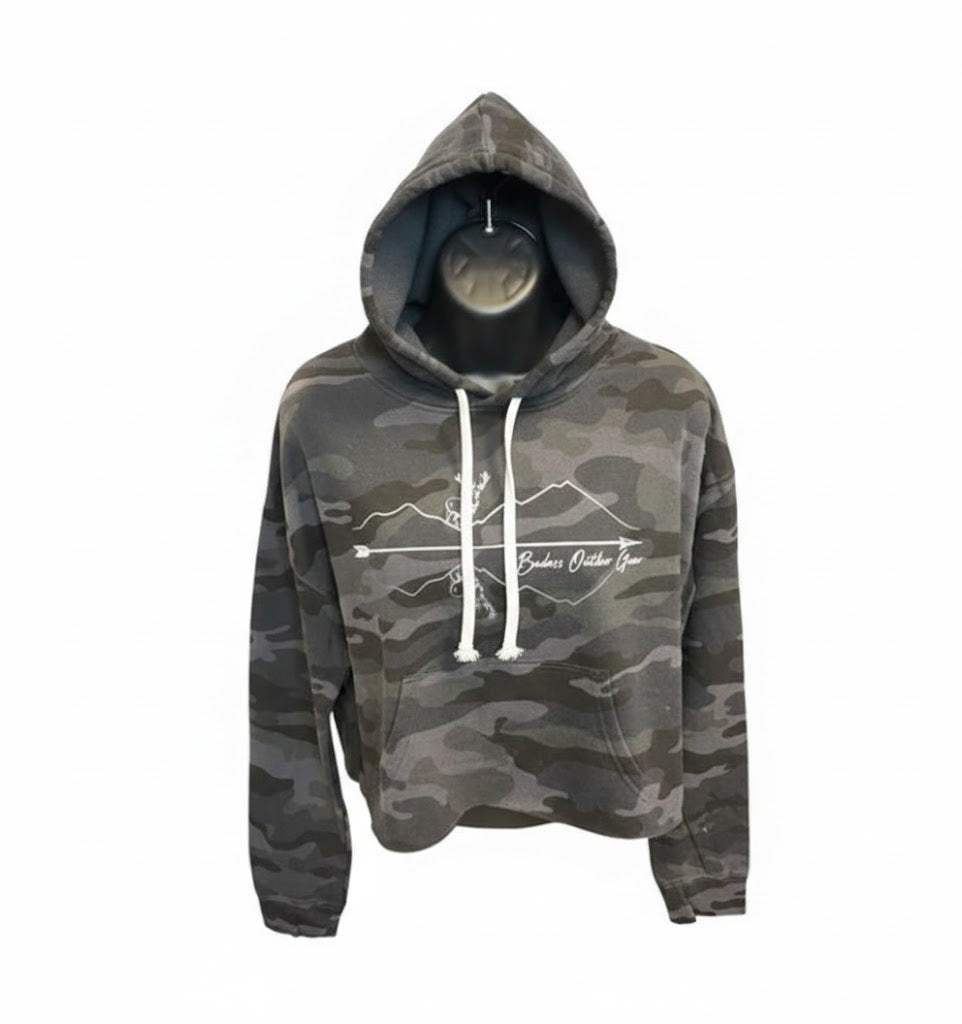 Badass Outdoor Gear Reflection Ladies Cropped Hoodie