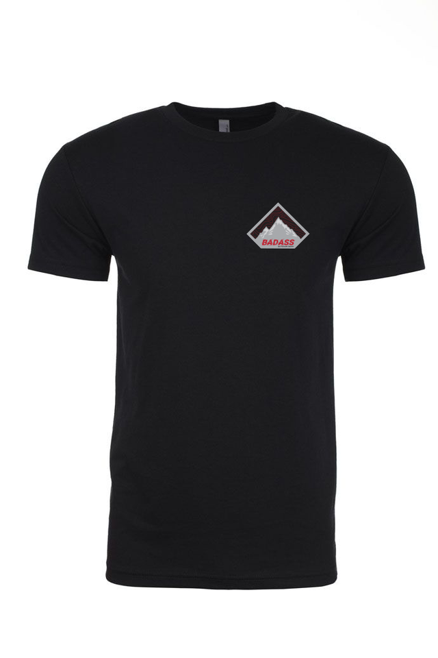 Badass Outdoor Gear Mountain T-Shirt Front Design